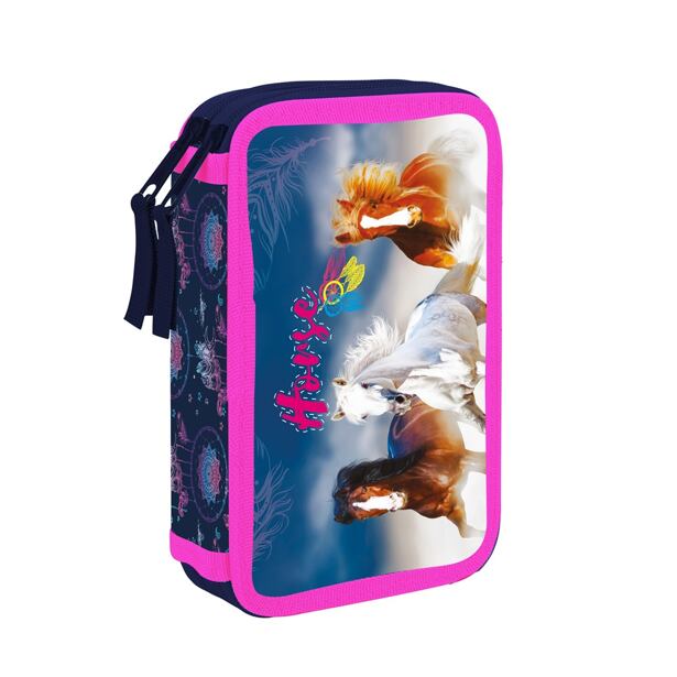 Oxybag Penál 2 patrový prázdný kůň