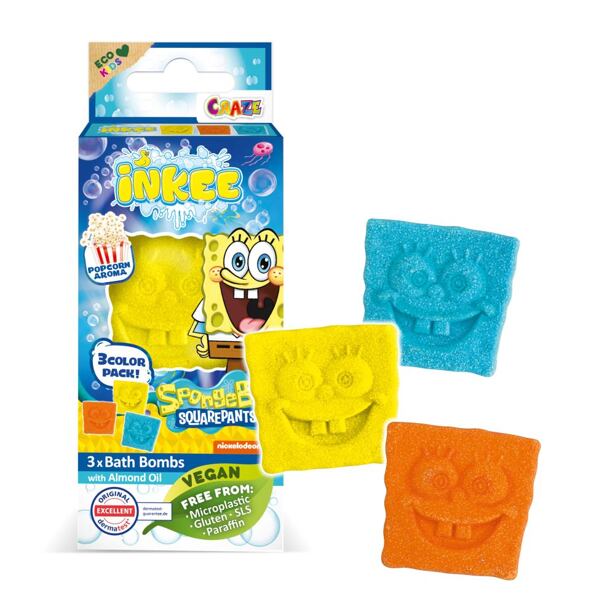 INKEE Mini pack Šumivá bomba Sponge Bob