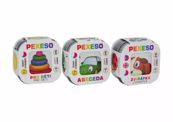 Teddies Pexeso 3ks Abeceda, Zvířátka