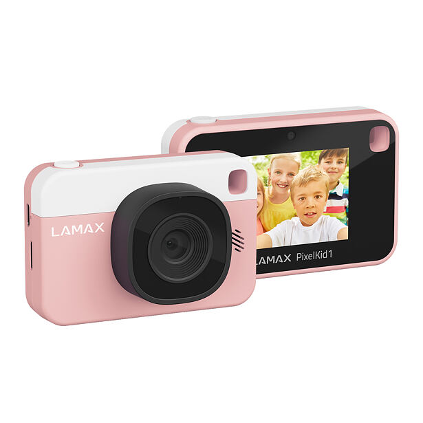LAMAX Fotoaparát PixelKid1 růžový