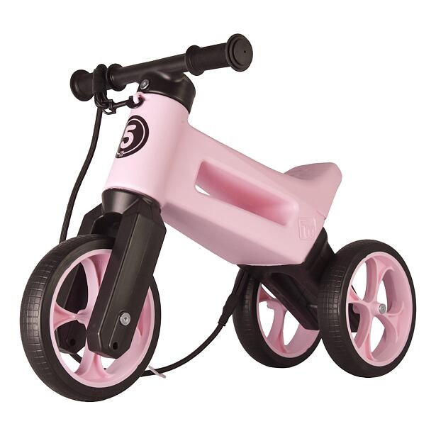 FUNNY WHEELS Odrážedlo Rider SuperSport Pastel-růžová  2v1
