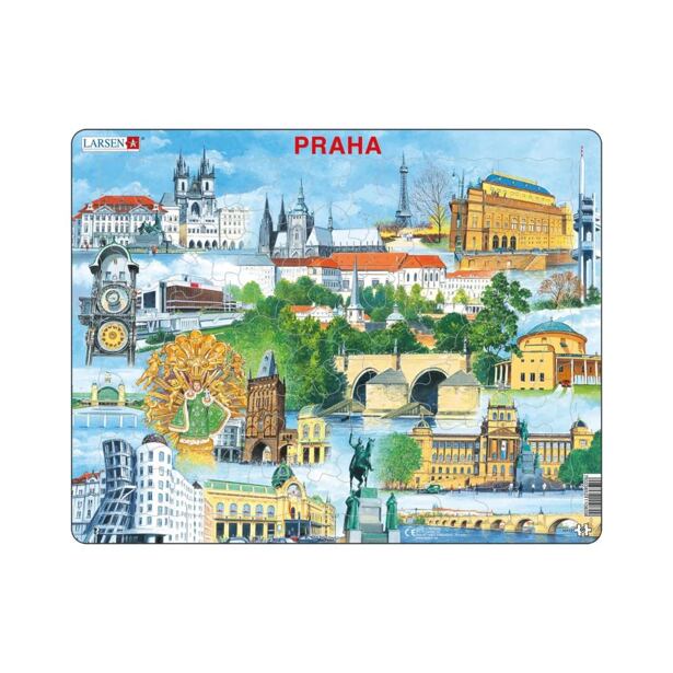 Dino Praha památky EDU Puzzle 66 dílků