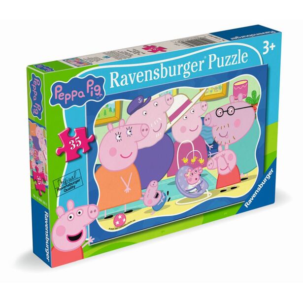 Ravensburger Prasátko Peppa Puzzle 35 dílků