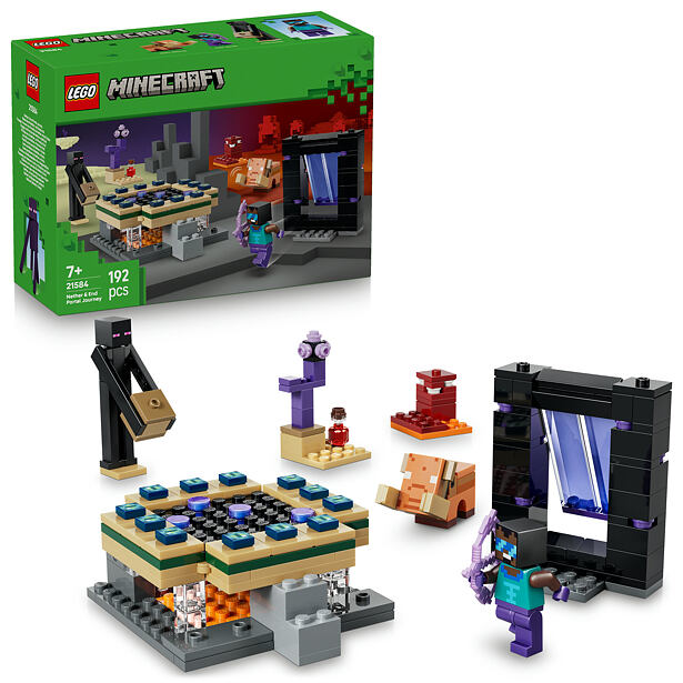 LEGO® Minecraft® 21584 Cesta portálem do Netheru a Endu