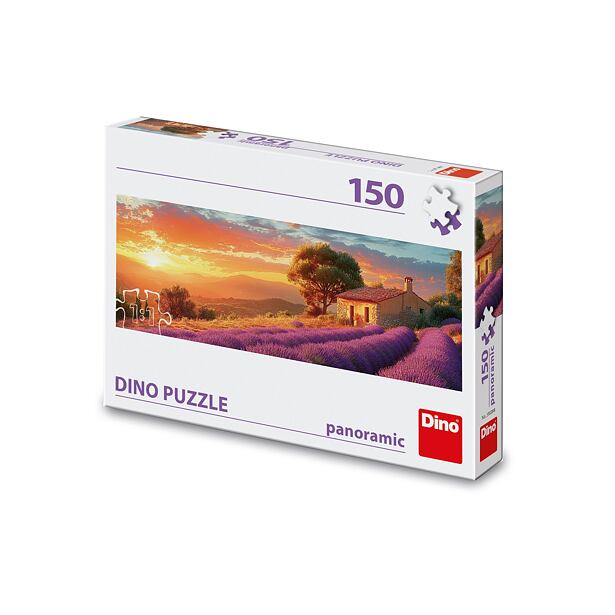 Dino Úchvatná krajina Puzzle 150 dílků panoramic