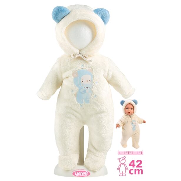 Llorens M14-207 Obleček pro panenku miminko NEW BORN velikosti 40-42 cm