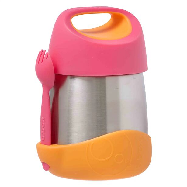 b.box Termoska na jídlo 335 ml - růžová/oranžová