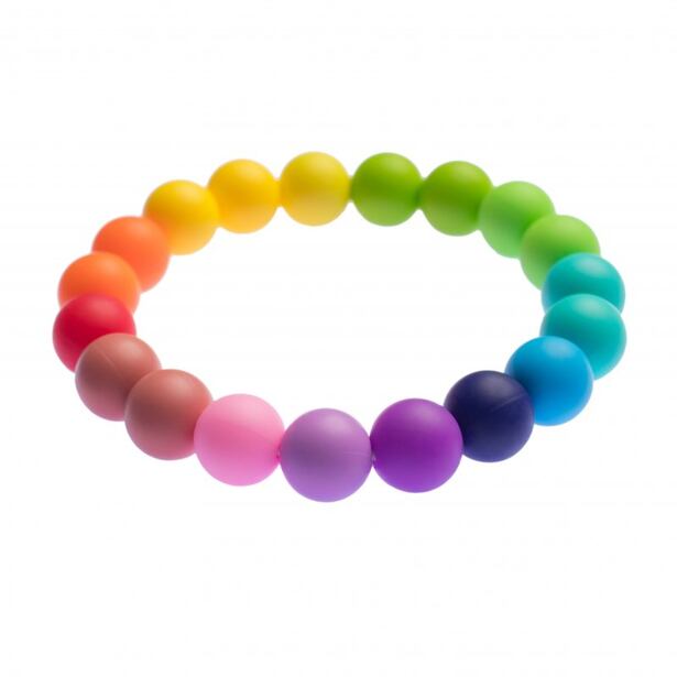 Biberschatz Kousací náramek REGENBOGEN