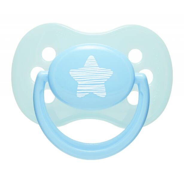 CANPOL BABIES Dudlík silikonový třešinka 6-18m PASTELS