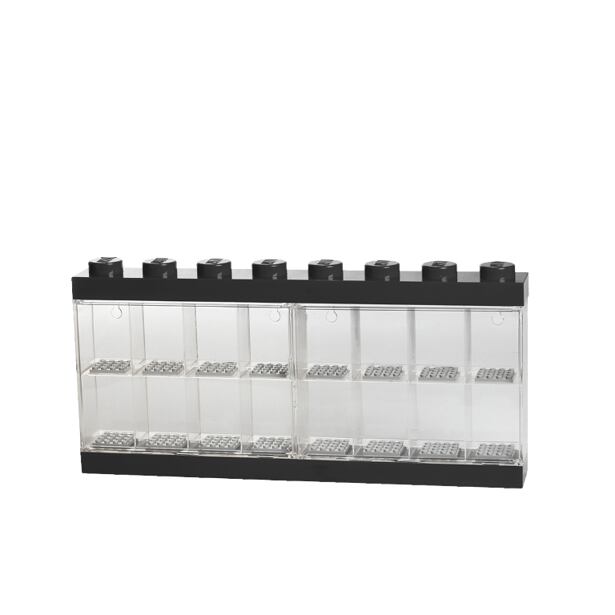 LEGO Sběratelská skříňka na 16 minifigurek černá