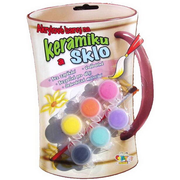 Barvy na keramiku a sklo