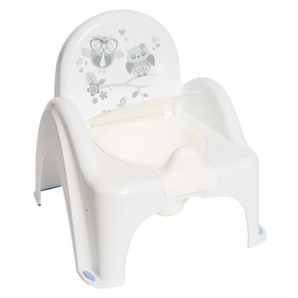 Tega Hrající Nočník - židlička Sova bílá