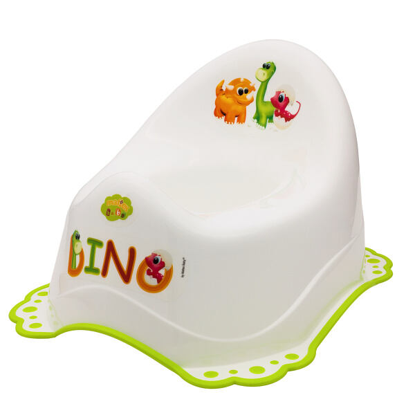 MALTEX Nočník s protiskluzem DINO - bílá