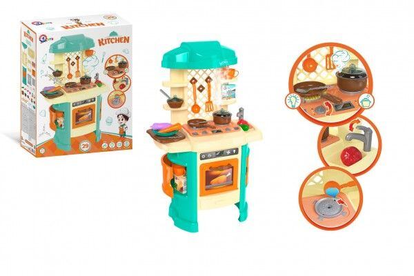 Teddies Kuchyňka s doplňky se světlem a zvukem