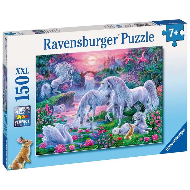 Ravensburger Jednorožci při západu slunce Puzzle 150 dílků