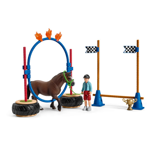 Schleich Závod v agility pro poníky