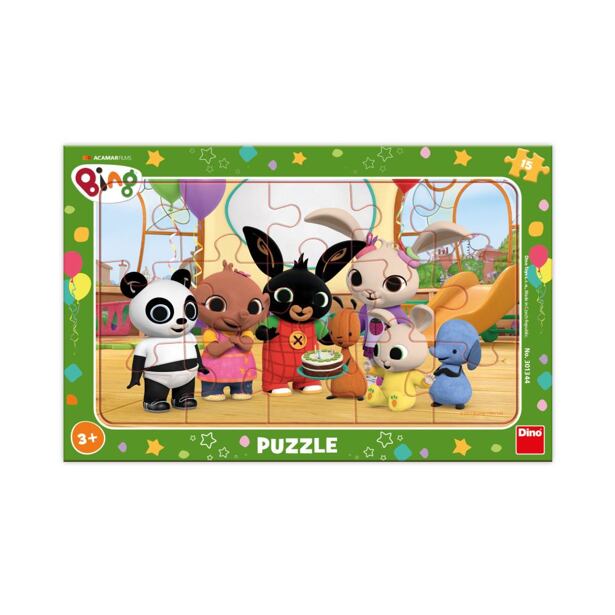 Dino Bing ve školce Puzzle 15 dílků