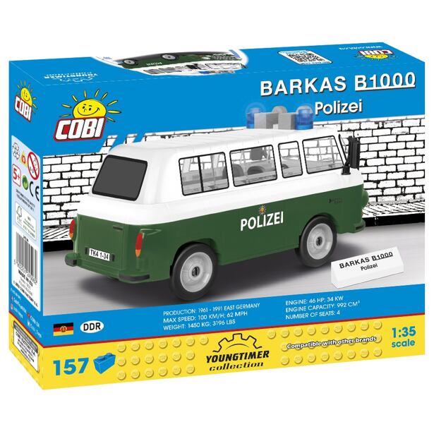 Cobi 24596 Barkas B1000 policie