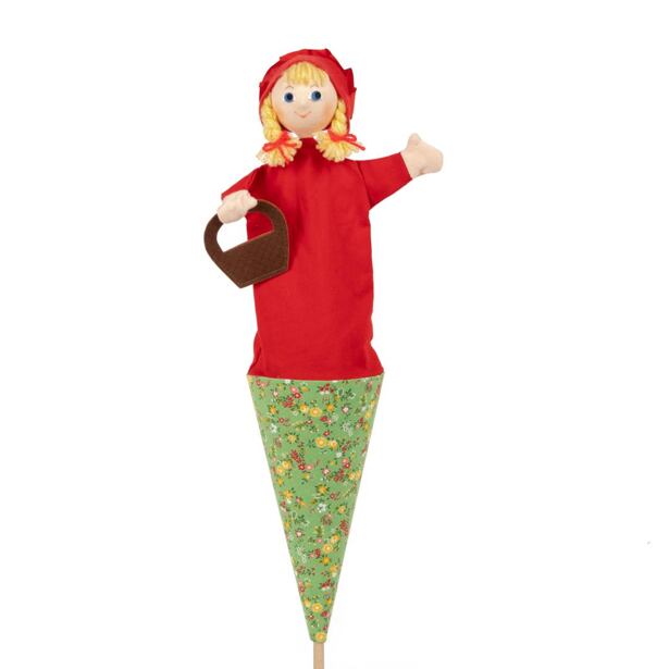 Moravská ústředna Karkulka s copy 55cm 3v1, korn