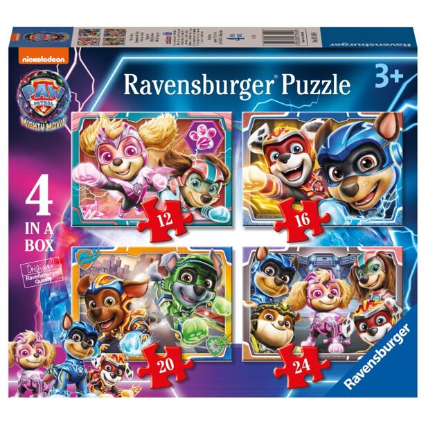 Ravensburger Tlapková patrola ve velkofilmu Puzzle 4 v 1