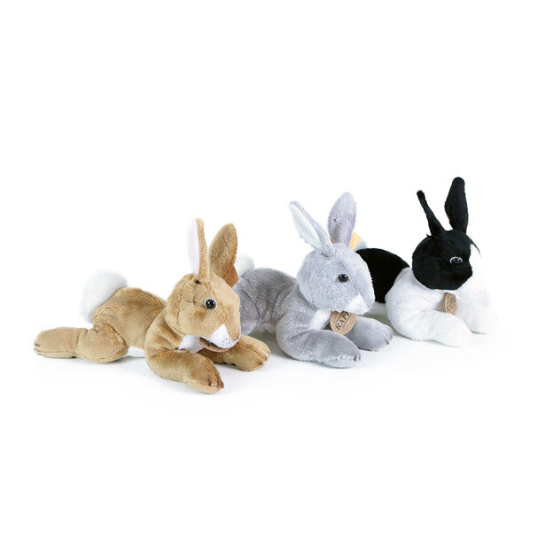 Rappa Plyšový králík ležící 18 cm, 3 druhy