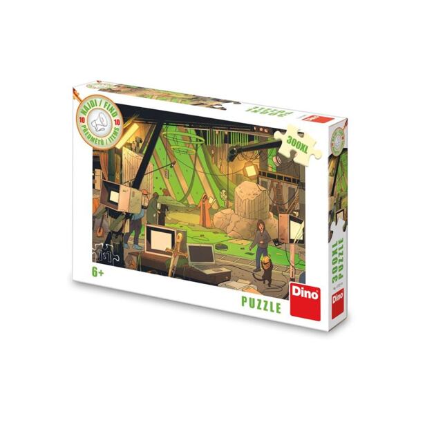 Dino Najdi 10 předmětů - Film 300 dílků XL Puzzle