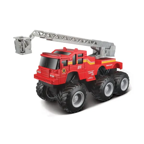 Maisto Builder Zone Quarry monsters Užitkový vůz s žebříkem