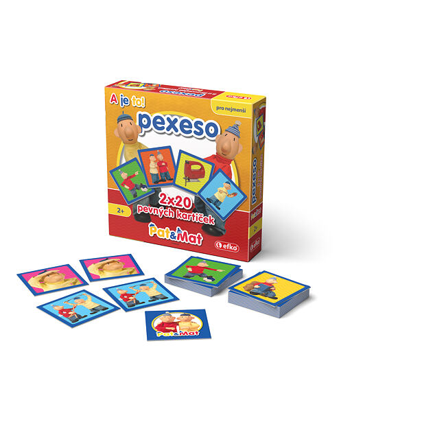 Efko Pat a Mat Pexeso v krabičce 2x20
