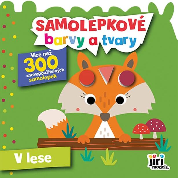 Jiri models Samolepkové barvy a tvary pro nejmenší V lese