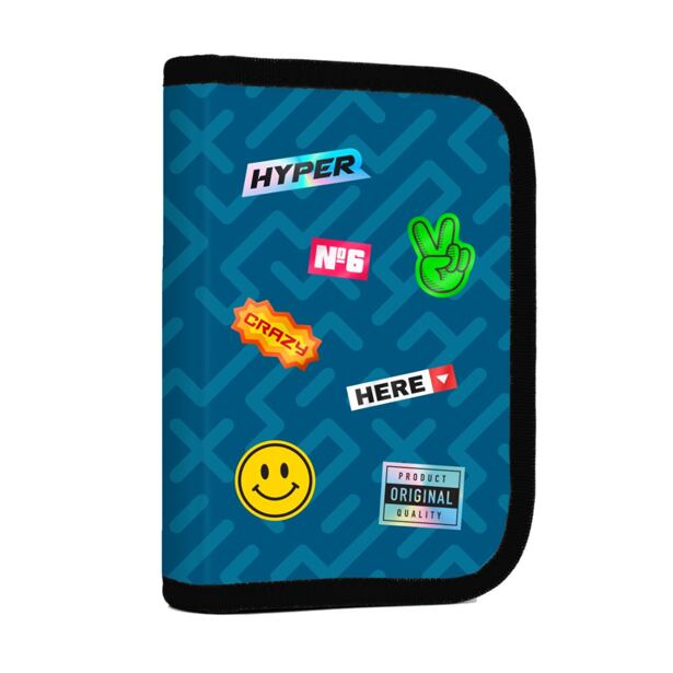 Oxybag Penál 1 p. 2 chlopně, prázdný OXY GO Stickers