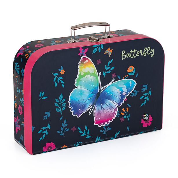 Oxybag Kufřík lamino 34 cm Motýl 2