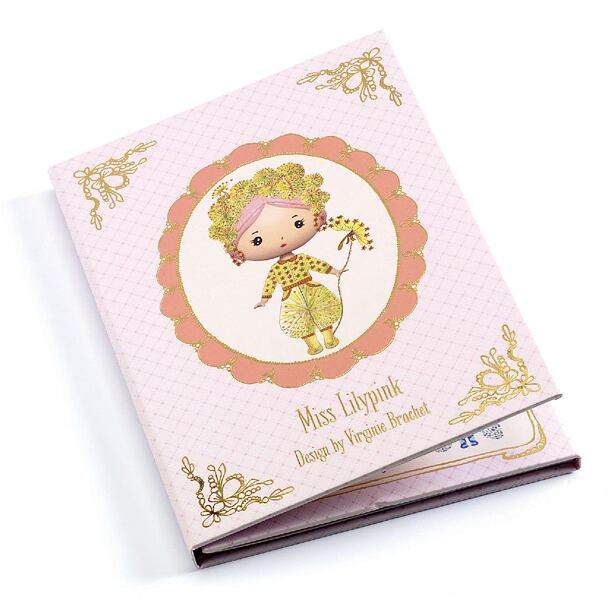 DJECO Tinyly snímatelé samolepky Miss Lilypink