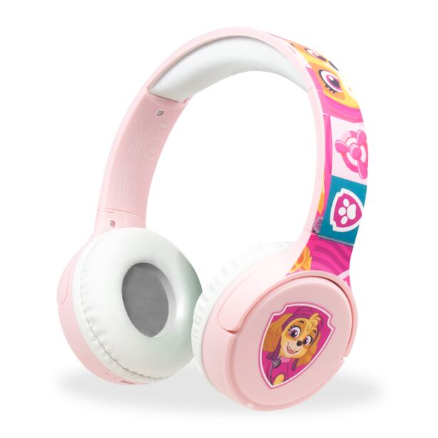 MoMi Tlapková patrola Bluetooth sluchátka, růžová