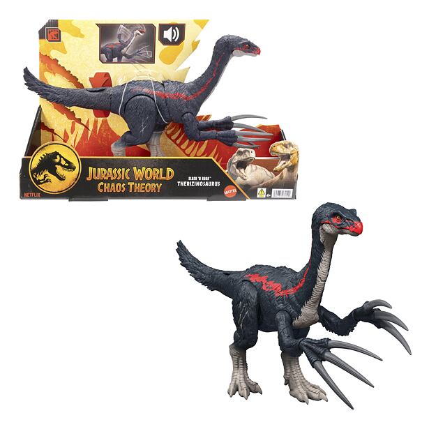 Mattel Jurassic World Řvoucí Therizinosaurus
