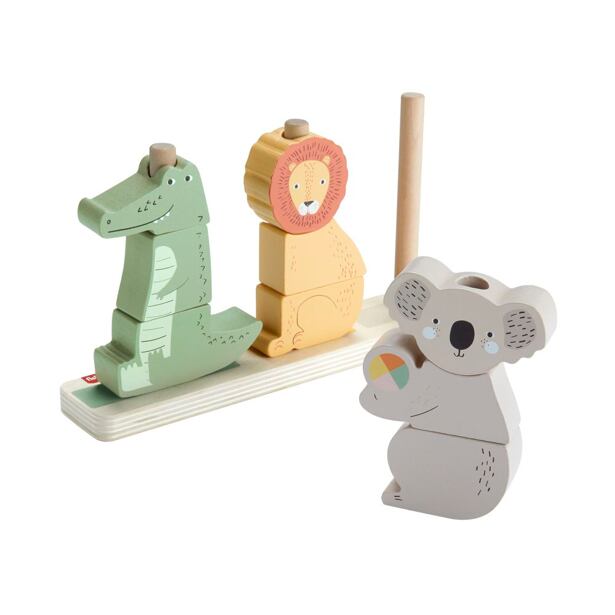 Fisher Price Dřevěná skládačka zvířátka