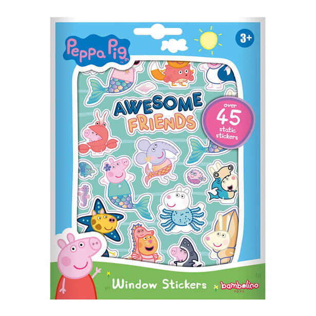 Lowlands Peppa Pig Samolepky na okna