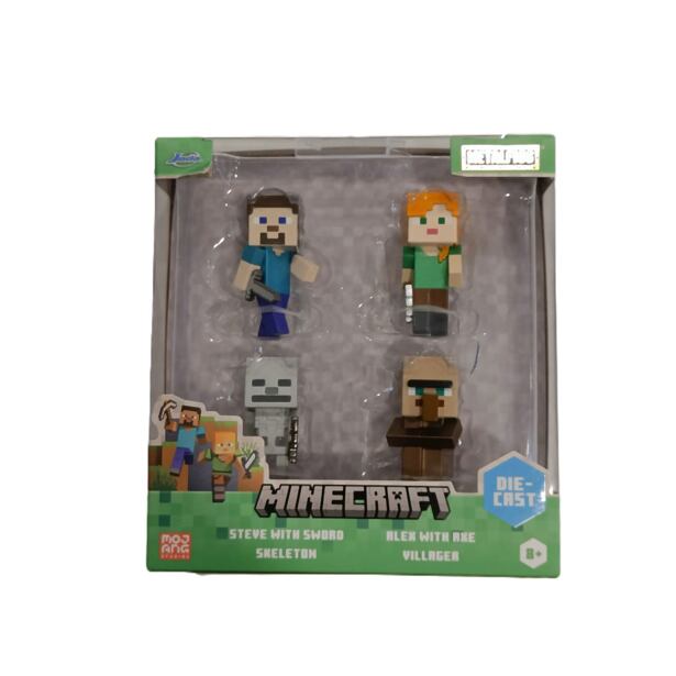 Jada Minecraft Figurky 2,5", sada 4 ks