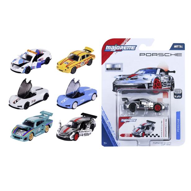 Majorette Autíčko Porsche Motorsport Deluxe, 6 druhů