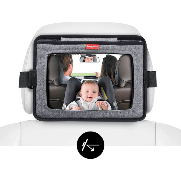 Babypack Zpětné zrcátko / držáček na iPad 2v1