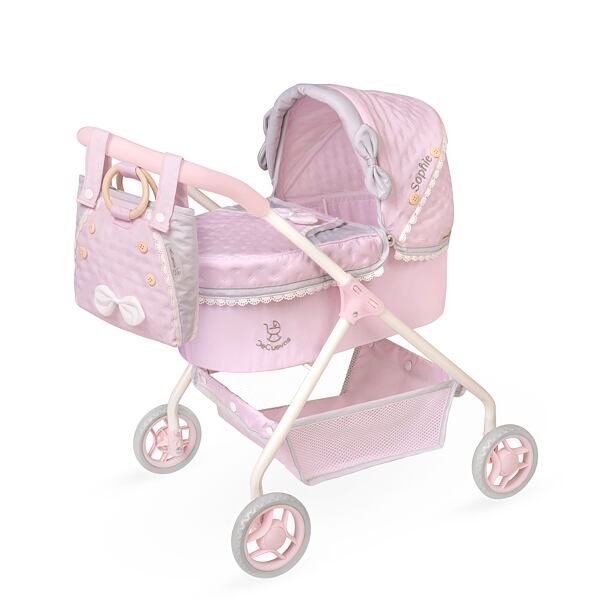 DeCuevas 86075 Můj první kočárek pro panenky s taškou Sophie 2025 - 56 cm