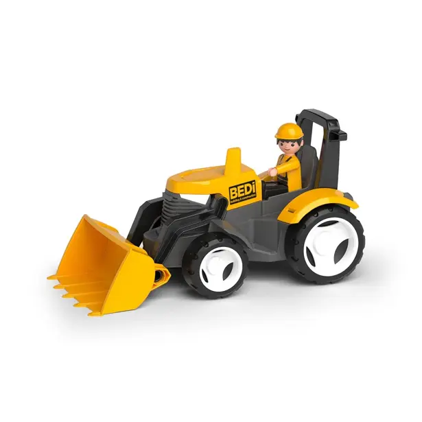 Efko Igráček ECO MultiGO Žlutý traktor s radlicí, figurka Igráček