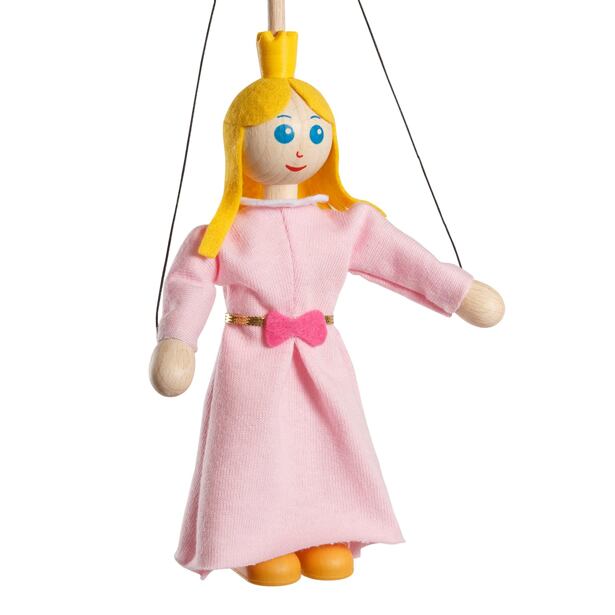 Loutka Princezna růžová, 14 cm