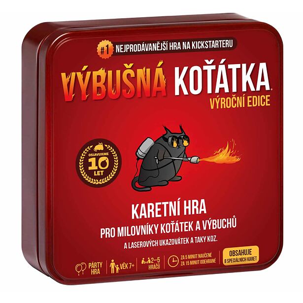 Asmodee Výbušná koťátka: Výroční edice