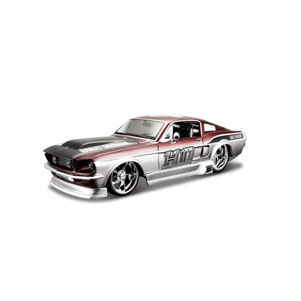 Maisto Harley-Davidson Custom, 1967 Ford Mustang GT, 1:24