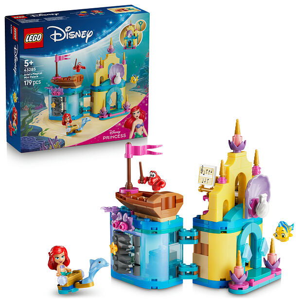 LEGO® │ Disney Princess 43285 Ariel a její kouzelný miniaturní palác