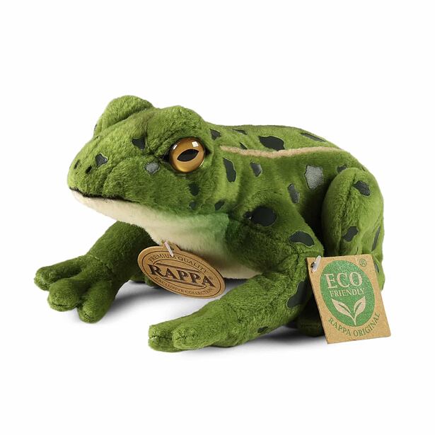 Rappa Plyšová žába 19 cm ECO-FRIENDLY