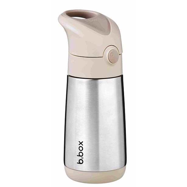 b.box Termoska na pití s brčkem 350 ml - latte