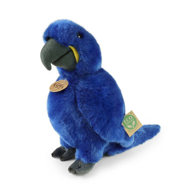 Rappa Plyšový papoušek modrý Ara hyacintový 25 cm ECO-FRIENDLY