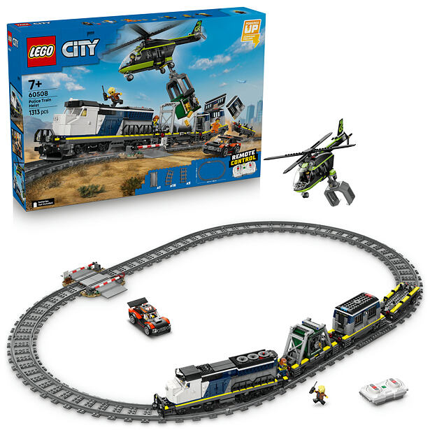 LEGO® City 60508 Loupež v policejním vlaku