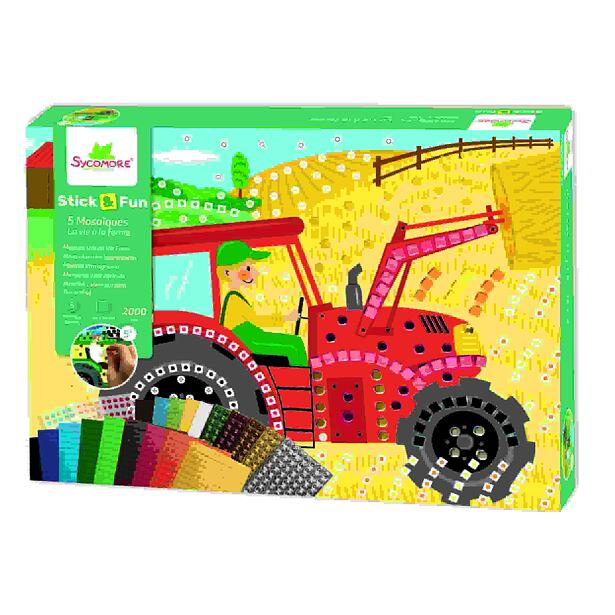 Sycomore Stick & Fun XL mozaika - život na farmě